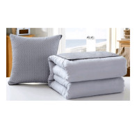 ราคา Global House COZY หมอนผ้าห่ม 50X50 ซม CXNE025 สีเทา รับประกันของเเท้ (11049875309)