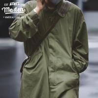 ราคา เสื้อแจ็คเก็ตวัฒนธรรมมุสลิม2023อเมริกาแบบย้อนยุคสุภาพบุรุษและเยาวชนชายเสื้อโค้ทแขนยาวเสื้อแจ็คเก็ตเสื้อโค้ทบุรุษสีเขียวทหาร (16628301661)