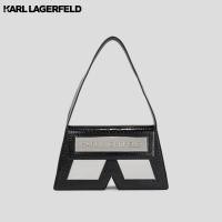 ราคา Karl Lagerfeld IKON K MEDIUM CROC EFFECT SHOULDER BAG 236W3186 กระเป๋าสะพาย (20873327627)