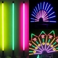 ราคา CHJ STORE หลอดไฟสี led หลอดไฟงานวัด หลอดน็อคดาวน์ หลอดพร้อมปลั๊ก T8 18w หลอดนีออนสี มี11สี (6506618001)