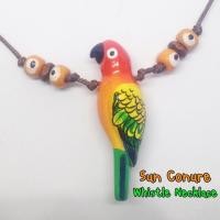 ราคา สร้อยคอนกหวีดดินเผารูปนกแก้วซันคอนัวร์ (16735695316)