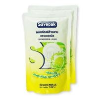 ราคา Savepak เซพแพ็ค น้ำยาล้างจาน ขนาด 850 กรัม แพ็ค 2 ถุง (15543462823)