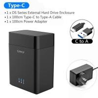 ราคา ออก E TAX ลดหย่อนภาษีได้ ORICO Dual Bay Magnetic Type 3 5 inch Type C USB 3 0 HDD Enclosure 32TB MAX DS200C3 (6111918612)