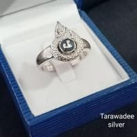 ราคา แหวนเงินแท้92 5 แหวนพญานาคนะโม แหวนพญานาค ring เครื่องประดับแหวนเงินแท้ งานช่างถมนครศรีธรรมราช เข้าพิธีปลุกเสกเรียบร้อย (15215642082)