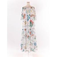 ราคา ONE ONE เดรสปาดไหล้ ผ้าชีฟองพิมพ์ลาย มีซับใน ป้ายแบรนดฺ์ระบุไซส์ L Preloved (20673655943)