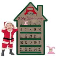 ราคา Christmas Advent Calendar 2023 Kids Advent Calendar With Number Kids Advent Calendar Cute Handmade Christmas Home Decor Desk Blocks Calendar For Classroom Home astounding (20617019739)