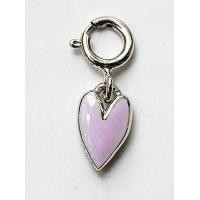 ราคา Beadberry Mini Heart clip on ชาร์มคลิปออนเงินแท้ งานลงยา ชุบทองขาวและทอง 18k ราคาต่อชิ้น แถมถุงผ้าลูกฟูก ผ้าเช็ดเงิน ใส่กับสร้อยและกำไล (12458108482)