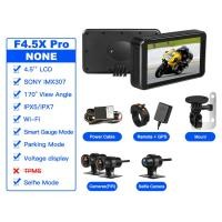 ราคา VSYS F4 5X Pro 4 5 เครื่องบันทึกกล้องมอเตอร์ไซค์ WiFi 3ช่อง170องศากล้อง DVR สำหรับมอเตอร์ไซค์1080P SONY IMX307 TPMS บันทึกการจอดรถ (19430614534)