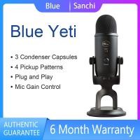 ราคา Original Blue Yeti USB ใช้งานมืออาชีพไมโครโฟนสำหรับเล่นเกมสตรีมมิ่ง Podcasting (7234194429)