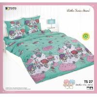 ราคา Little twin star ชุดเครื่องนอน ผ้าปูที่นอน ผ้านวมหนา ยี่ห้อTOTO ลิขสิทธิ์แท้100 (19686572508)
