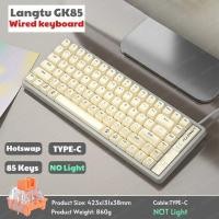 ราคา Langtu ของแท้ LT84คีย์บอร์ดแบบกลไก84ปุ่มคีย์บอร์ดเล่นเกมไร้สายแบบมีสายไฟ RGB Backlit ไม่มีผลกระทบเต็มรูปแบบคีย์บอร์ดสำหรับนักเล่นเกม (20706093750)