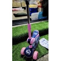 ราคา สกู๊ตเตอร์สายฟ้าพายุ สกู๊ตเตอร์ขาไถ นั่ง ยืนไถได้ มีเฉพาะสีชมพู (14276851009)