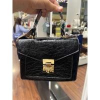 ราคา กระเป๋าถือพร้อมสายสะพายหนังแก้วสวยดูแพงมาก ขนาด 8 นิ้ว มือ2 (17370657347)