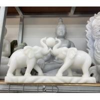 ราคา แกะสลักช้างคู่ หินพม่า หน้ากว้าง 15นิ้ว ความสูง8นื้วครึ่ง (18766360334)