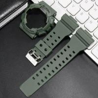ราคา September For Gshock G SHOCK GA100 GA110 GA120 GD100 GD110 GD120 Watch Strap Watch case Men Matte Wristwatch Sport Silicone Case Band (16405148438)