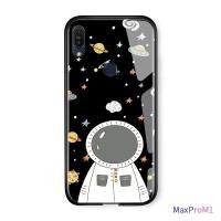 ราคา เคสโทรศัพท์เคสสำหรับ ASUS Zenfone Max Pro M1 ZB601KL ZB602KL ZenFone MAX Pro M2 ZB631KL ZenFone MAX M2 ZB633KL Luxury การ์ตูน Moon Sun Space galaxy Glossy กระจกเทมเปอร์กลับ Soft EDGE เคสโทรศัพท์ (9610