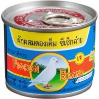 ราคา PIGEON นกพิราบ ผักผสมดองเค็ม ซีเซ็กฉ่าย ฝาดึง 140 กรัม X 6 กระป๋อง (20777208330)