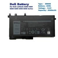 ราคา Dell แบตเตอรี่ Battery Notebook Dell Latitude 5280 5480 280 5480 5580 5290 5490 5590 Series 3DDDG ของแท้ (10379544815)