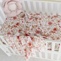 ราคา On Cloud Baby ผ้าปูที่นอนรัดมุมใยไผ่ขนาด 70x130 cm ฺBamboo muslin baby Crib Sheets Fitted Cot Bed (20460663380)
