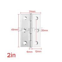 ราคา SH Thai บานพับสแตนเลส บานพับตู้ ประตู หน้าต่าง 1 5นิ้ว 2นิ้ว 2 5นิ้ว 3นิ้ว stainless steel hinge (19963148442)