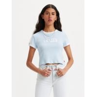ราคา เสื้อยืดผู้หญิง Levis Womens Graphic Ringer Mini T Shirt (20155048108)