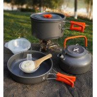 ราคา ชุดครัวแคมปิ้ง camping pot เครื่องครัว ชุดหม้อแคมปิ้ง อุปกรณ์แคมป์ปิ้ง ชุดแคมป์ปิ้ง COD (21158108141)
