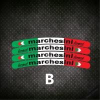 ราคา ใหม่ สติกเกอร์ขอบล้อ 3M Oracal marchesini สะท้อนแสง 12แบบ ชุด4ชิ้น 8ชิ้น สำหรับล้อ12นิ้ว 14นิ้ว 17นิ้ว (11467166506)