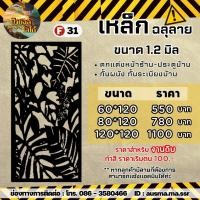 ราคา รั้วบ้าน ป้ายกำแพง เหล็กฉลุลาย หนา 1 2 มิล (20426913521)