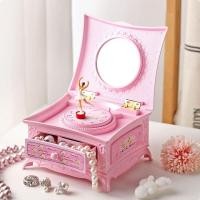 ราคา กล่องดนตรีส์นักเต้นบัลเลต์แบบคลาสสิกกล่องดนตรีเปียโนลิ้นชักนาฬิกากล่องเครื่องประดับพลาสติกมือหมุนเด็กผู้หญิงเพลงคริสต์มาสเครื่องประดับ Mus (19874370853)
