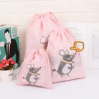 ราคา ถุงผูกเชือก Set 1 ผ้าผสมพลาสติก พิมพ์ลาย ถุงใส่ของ เครื่องสำอาง รองเท้า กันน้ำ จัดระเบียบกระเป๋าเดินทาง พกพาสะดวก (20355284804)