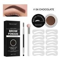 ราคา Ibcccndc Eyebrow Cream Set Waterproof Eyebrow Cream Gel Brow Brush With 10 Reusable Eyebrow Stencils Eyebrow Brushes ชุดแต่งหน้า (15950542356)