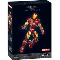 ราคา LEGO Superhero 76206 Iron Man Robot Doll MK1 Iron Overlord Battle 76190 Assembled Lego Building Block Male (20709680579)