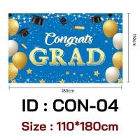 ราคา ป้ายฉาก ป้ายผ้า CONGRATS CONGRATULATION ป้ายBackdrop งานรับปริญญา CON BD (17945557242)