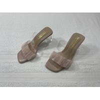 ราคา yeong yeou รองเท้าแตะแฟชั่นแบบสวมสไตล์เกาหลีส้นแก้วสูง 3 นิ้ว รหัส yyุุ5003 (19834930861)