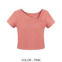 ราคา LORIOT เสื้อชั้นในเสื้อยืดสำหรับสตรียืดได้เสื้อเอวลอยเสื้อยืดแขนสั้นเซ็กซี่แบบลำลองเกาหลี SA1106 (7644958134)