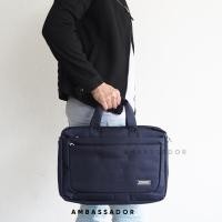 ราคา กระเป๋าแล็ปท็อป รุ่น6002 แบรนด์แท้AMBASSADOR กระเป๋่าถือ กระเป๋าสะพาย (8702908973)