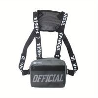 ราคา Leacat เครื่องแต่งกายแนวสตรีทแฟชั่นสำหรับผู้ชายกระเป๋าคาดหน้าอกฮิปฮอปผู้หญิงสายรัดสองช่องกระเป๋าคาดอกสไตล์อินเทรนด์ทรงสี่เหลี่ยมผืนผ้า G122ยูทิลิตี้แพ็คคาดอก (20601922872)