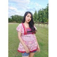 ราคา เสื้อทรงเกาหลี ชุดดอย เสื้อแม้ว (7567280432)