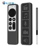 ราคา ฝาครอบรีโมทคอนโทรลซิลิโคนพร้อมสายคล้องรีโมทคอนโทรลสำหรับ Apple Apple Tv 4K 2021 Tv Remote Control Cover (16239247959)