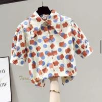ราคา IT081 TARA Shirt เสื้อเชิ้ต กระดุมหน้า คอปกแหลม แขนตุ๊กตา ลายดอกน่ารักๆ เนื้อผ้าไหมอิตาลีอย่างดี ใส่สบาย ไม่ร้อน และมีกระโปรง 2 รุ่นให้ลูกค้าเลือกแมทช์ เนื้อผ้าซาร่า งานสวยมากๆค่ะ (21243221049)