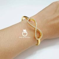 ราคา กำไลอินฟีนิตี้ b97 สัญลักษณ์แห่งความโชคดี ไม่มีที่สิ้นสุด กำไลแฟชั่น กำไลสวยๆ กำไลหุ้มทองนำเข้า กำไลทองไมครอน (15188648753)