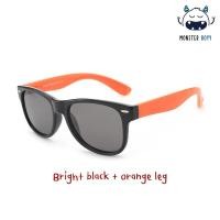 ราคา แว่นตาเด็ก Monster Boyy สำหรับเด็กอายุ 3 12 ปี กันแดด กันรังสี UV400 Model 8 ทรง wayfarer (17317774080)