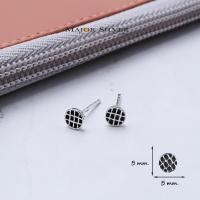 ราคา Silver 925 earring ต่างหูเงินแท้ 925 ต่างหูมินิมอล น่ารักๆ ต่างหูเงินแท้100 (4742596086)