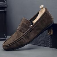 ราคา New Men Sneakers Outdoor Men Casual Loafers Fashion Leather Flats Hot Sale breathable comfortable Soft Male Driving Shoes (20603322057)