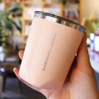 ราคา แก้วกาแฟ TYESOS ฝาปิด เก็บความร้อน เย็น ขนาด 300ml พกพาก็สะดวก น้ำหนักเบา สีพาสเทล แก้วกาแฟเก็บอุณหภูมิสแตนเลส304 (8550920408)
