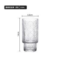 ราคา พร้อมส่ง BK holiday shop แก้วเครื่องดื่มเย็น แก้วคาร์เฟ่ แก้วสั้น แก้วลายโบราณสุดเรียบหรู ทรงขวดโหลน่ารัก (17280936255)