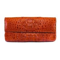 ราคา กระเป๋าสะพายข้างหนังจระเข้แท้ผู้หญิงสีน้ำตาล ดีไซน์สวย ทนทานเป็นเลิศ สะพายแล้วดูไฮโซ หนังแท้ 100 (6697548697)