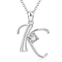 ราคา Frascati A Z เริ่มต้นตัวอักษรตัวอักษรจี้สร้อยคอ เงินแท้ 925 (1700008356)