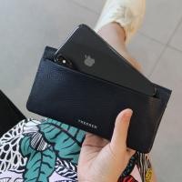 ราคา RAY wallet กระเป๋าสตางค์ใบยาวหนังแท้ สีกรมท่า THEOREM (362049757)