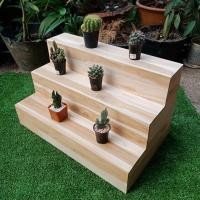 ราคา ชั้นวาง 3 ขั้นแบบันได 50ซม ชั้นวางของ ชั้นวางแคคตัส (1363666001)